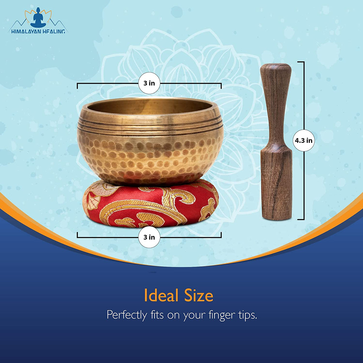 ® Tibetan Singing Bowls Set~ Meditation Sound Bowl Hand Hammered in Nepal for Yoga, Meditation, Mindfulness, Healing & Chakra Balancing~
